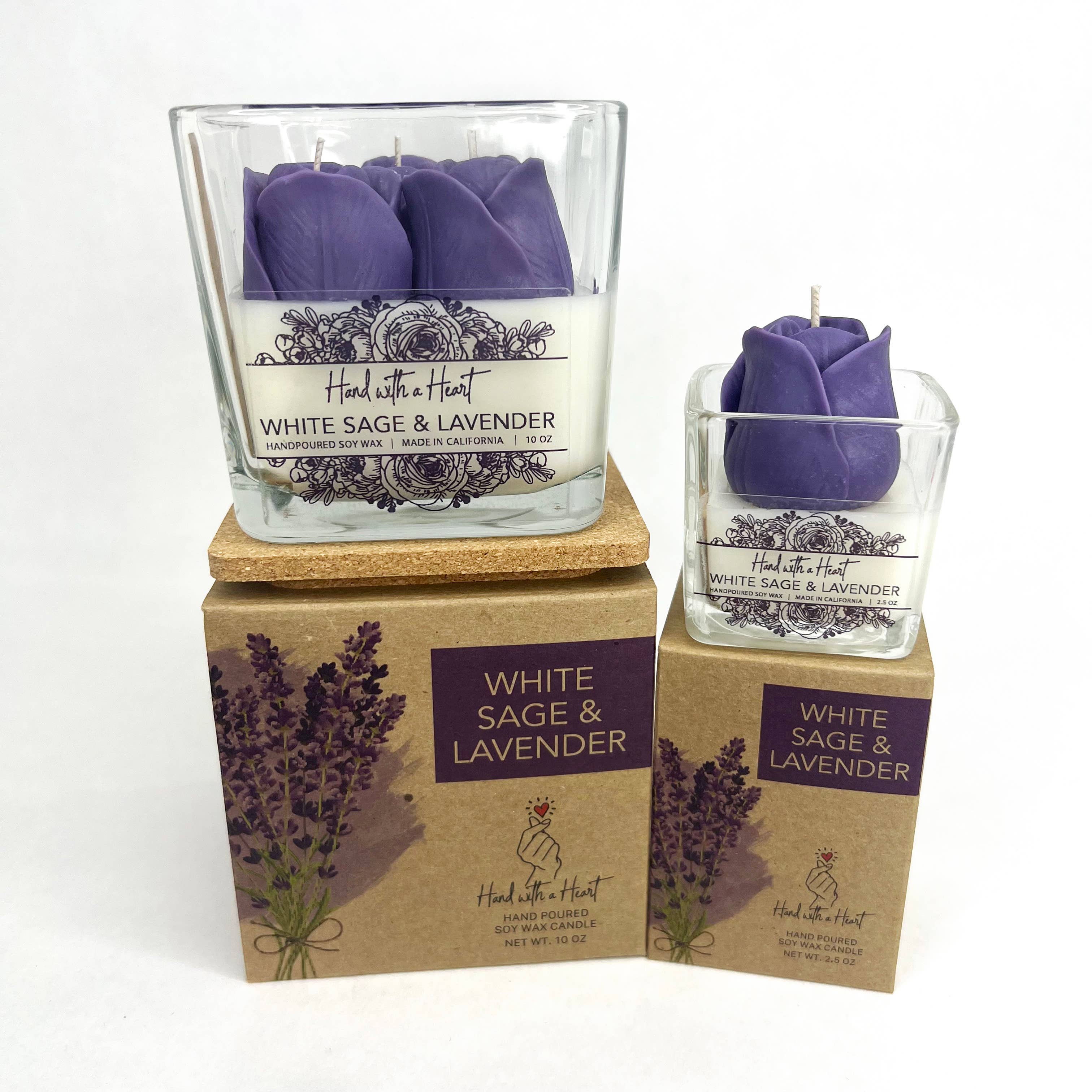 Colorado White Sage & Lavender Coconut Soy Candle 