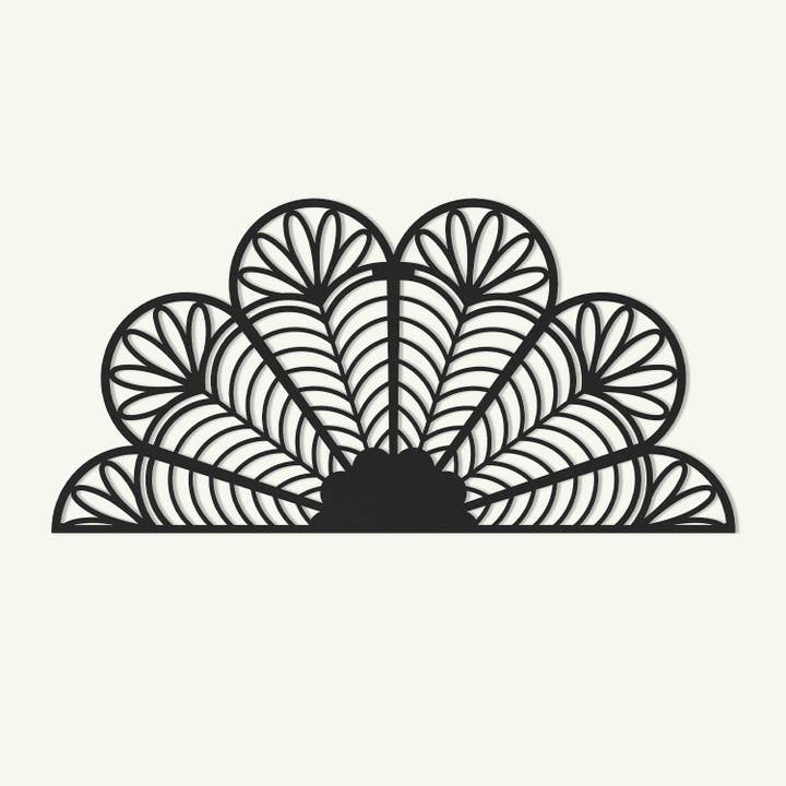 Boheme Mandala Metalvægkunst for engroshandel hos NOXART LLC