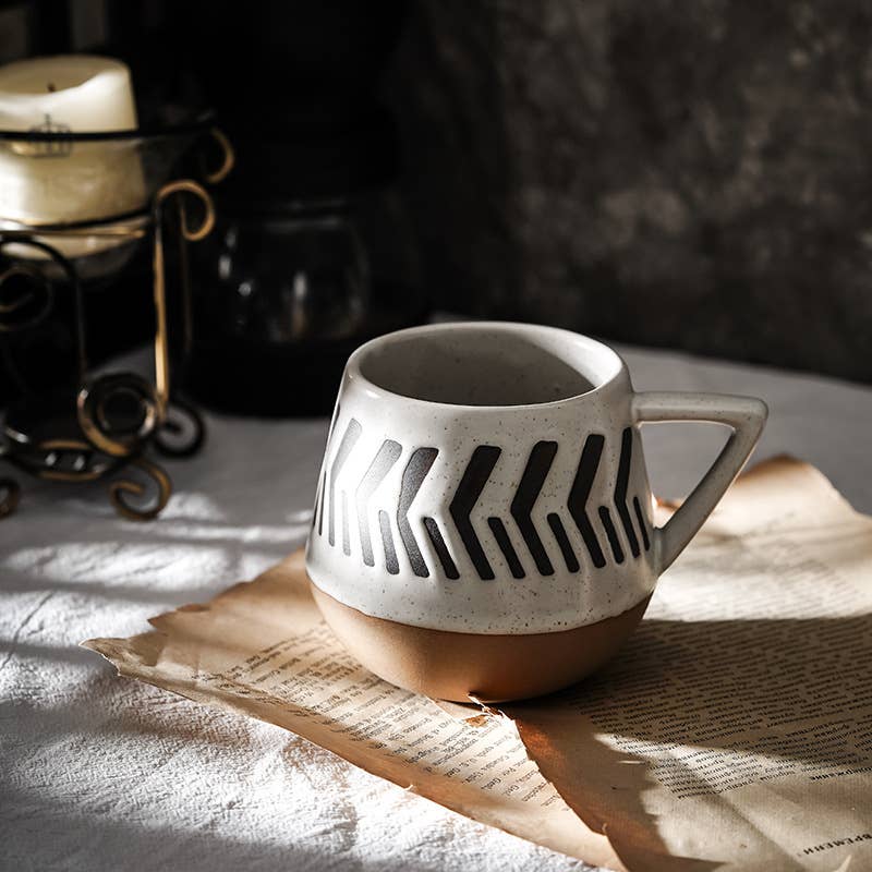 ACNITE(We cover U.S. import duties) - Wholesale Coffee Mug - Ceramic coffee cup Milk cup Retro Teacup kitchen0