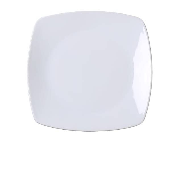 Yanco - Wholesale Dinner Plate - 6 3/4” X 1/2" SQUARE PLATE WITH ROUNDED CORNER