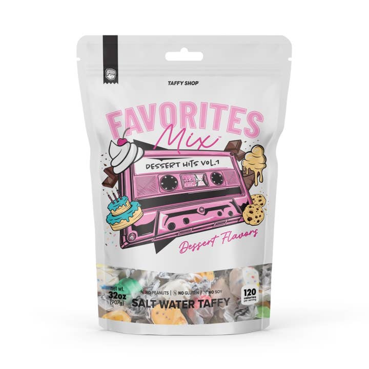 Saco de Taffy Dessert Favorites™ por atacado de Taffy Shop