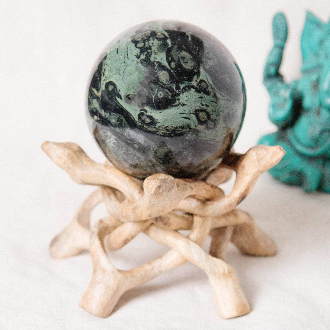 Tiny Rituals - Wholesale Spiritual Stone/Crystal - Kambaba Jasper Sphere - AAA Premium Quality27