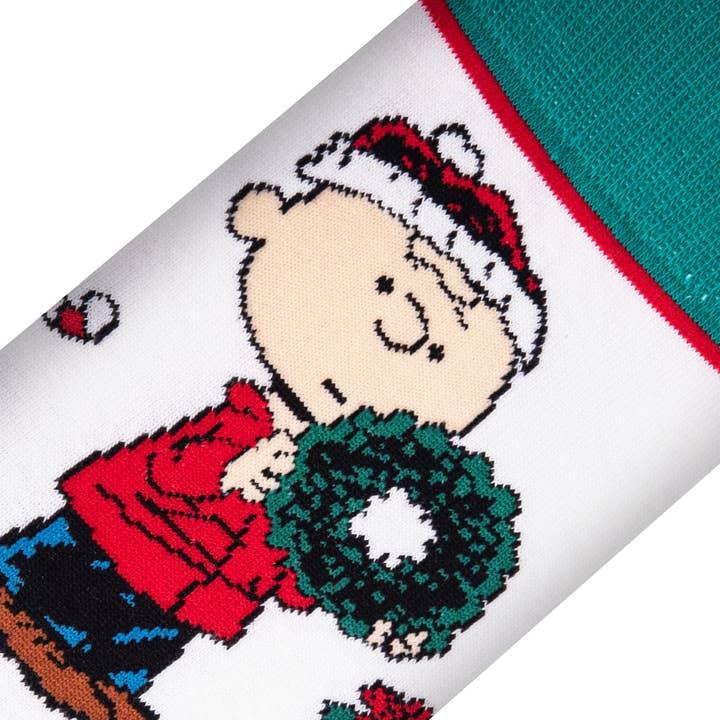Cool Socks - Wholesale Socks - Men's - A Charlie Brown Christmas - Mens Crew Folded5