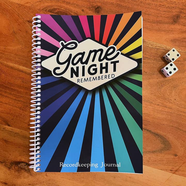 Timeside - Wholesale Journal/Diary - Board Game Journal - Game Night Rememered Record Book Game T