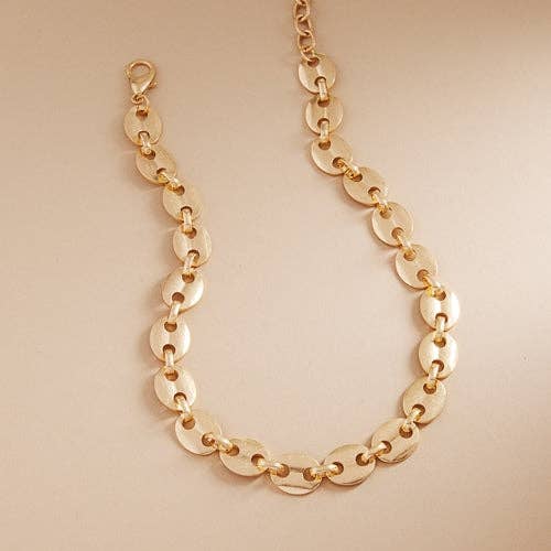 Designature New York - Wholesale Link & Chain Necklace - Handmade Vintage Metal Chain Short Necklace