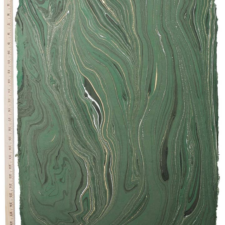 Sustain & Heal - Wholesale Craft Supplies - Dark Green Marble Sheet #1751