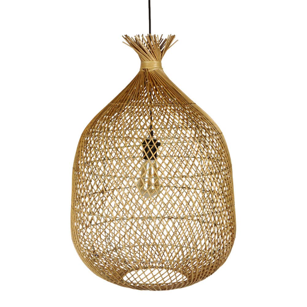 EARTHWARE - Wholesale Chandelier/Hanging Light - Maya natural rattan lamp0