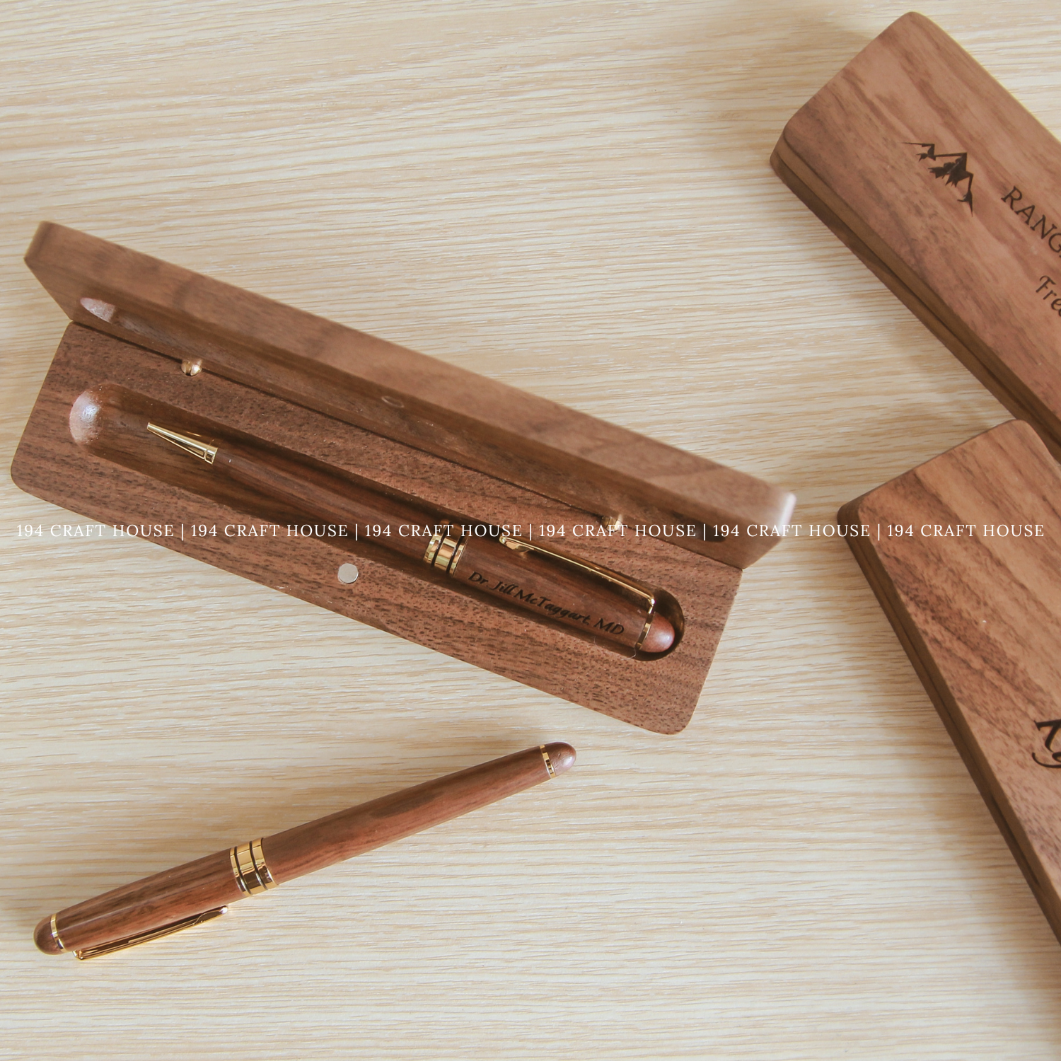 194 Craft House – wholesale Pen – Customized Wooden Pens Set - Personalized Business Gifts11