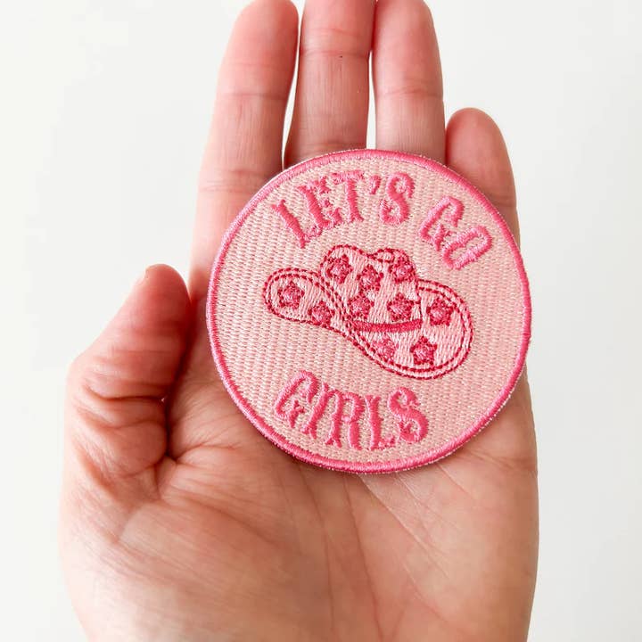 Field Trip Threads – Großhandel Aufnäher – Aufnäher „Let's Go“, für Mädchen, zum Aufbügeln, Western Nashville1