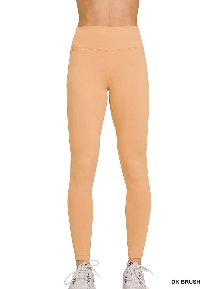 42POPS - Wholesale Athletic/Lounge Leggings - Women's - ..._ SI-26201 Microfiber Soft Waistband Full Length Leggings