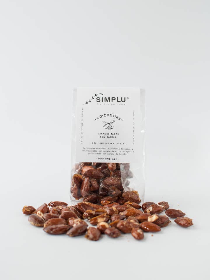 ALMONDS/caramelized with cinnamon 100g for wholesale by Simplu