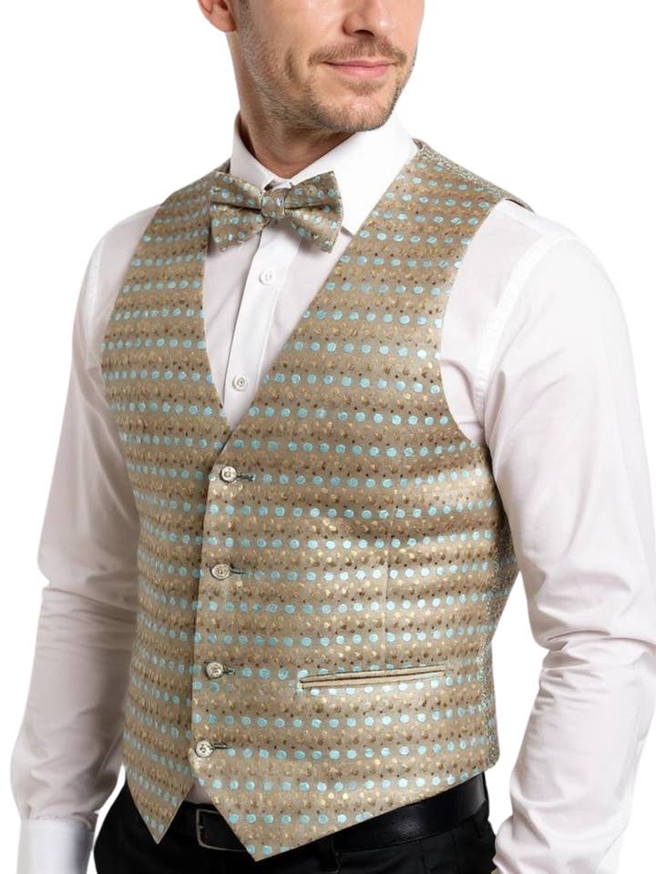 Ferrecci Mens Vest R Adjustable Vest Set for wholesale by Ferrecci