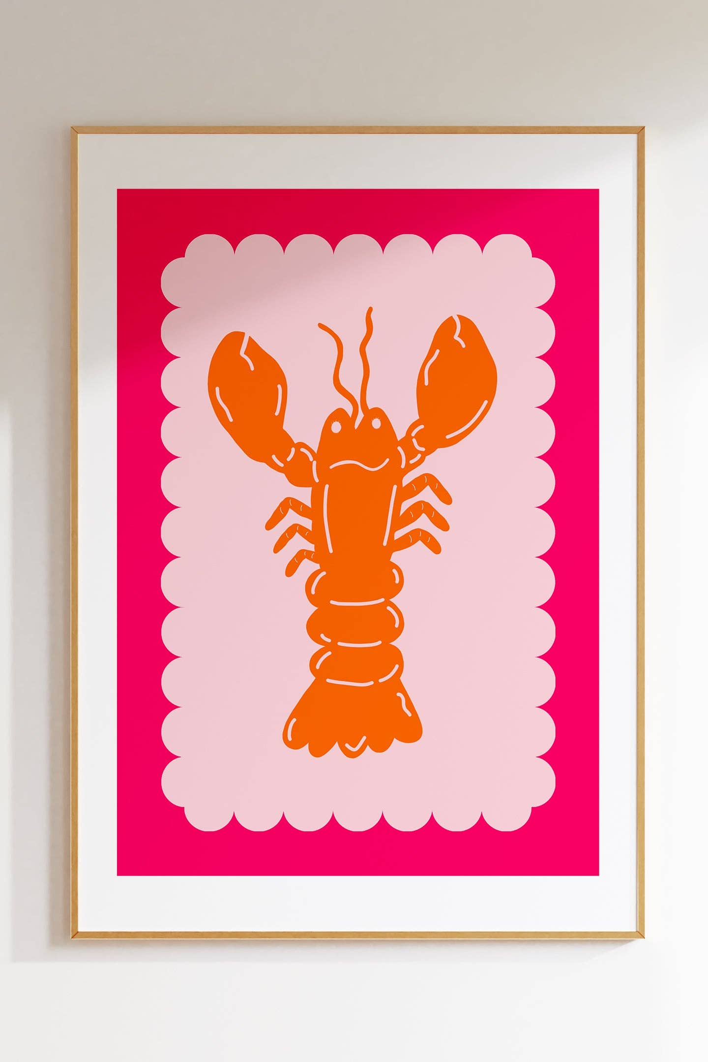 Maddison Ball Creative - Wholesale Art Print - Lobster Scallop (More Colours)3