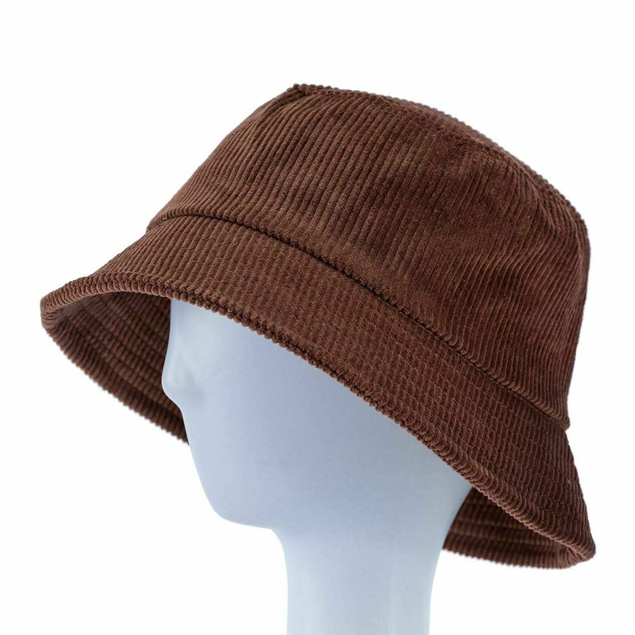 Diacly – wholesale Bucket hat – Women's – Woman Solid Color Corduroy Bucket Hat1