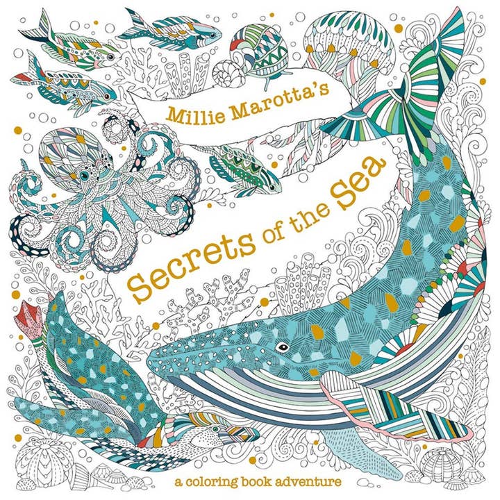 Millie Marotta's Secrets of the Sea Coloring Book for wholesale by Hachette Book Group