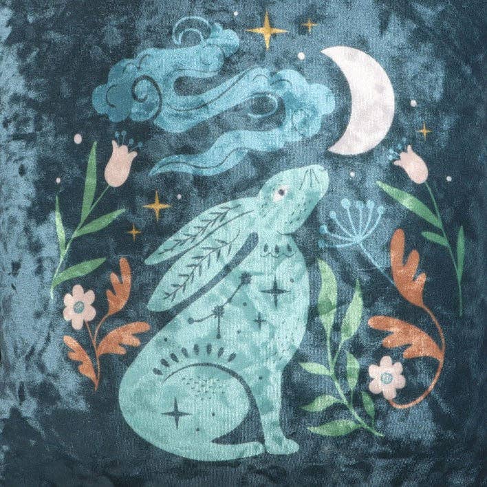 Something Different Wholesale - Wholesale Throw/Decorative Pillow - 35cm Square Mystical Midnight Hare Cushion