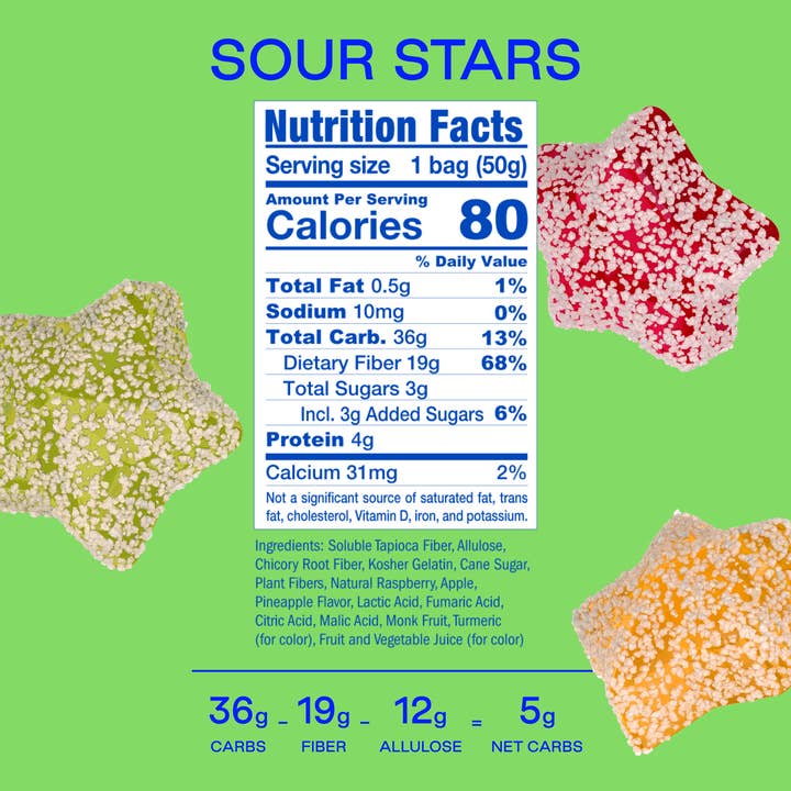 BEHAVE - Wholesale Gummy - Sour Stars4