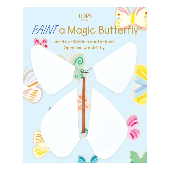 TOPS Malibu - Wholesale DIY Craft Kit - Flying Magic Butterfly® w/ Paint Set - Paint Your Own!4