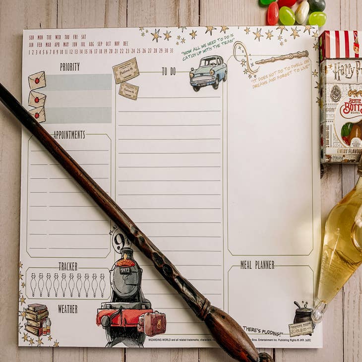 Harry Potter A5 Hogwarts Journal 2024 Organizer Calendar Gift Agenda