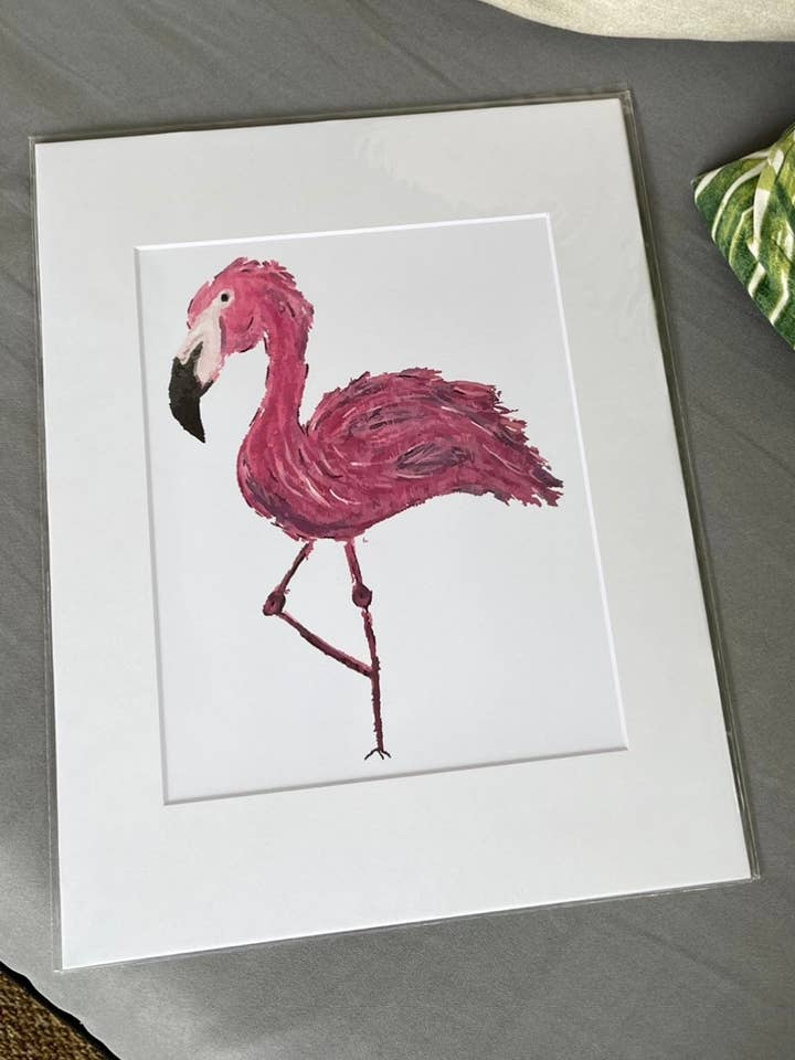 Estampado mate de flamenco para venta al por mayor de Half-Pint Designs