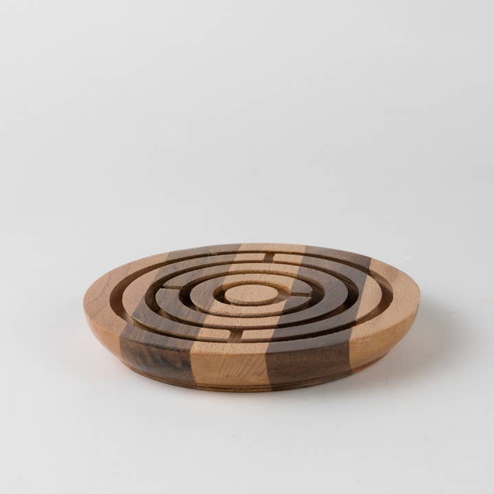 Ten Thousand Villages - Wholesale Board Game - Handheld Wooden Maze Game *2