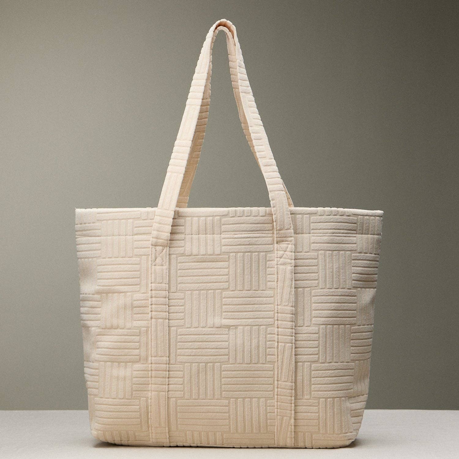 Frem - Wholesale Tote Bag - Women's - Quilted Tote Bag with Woven Texture11