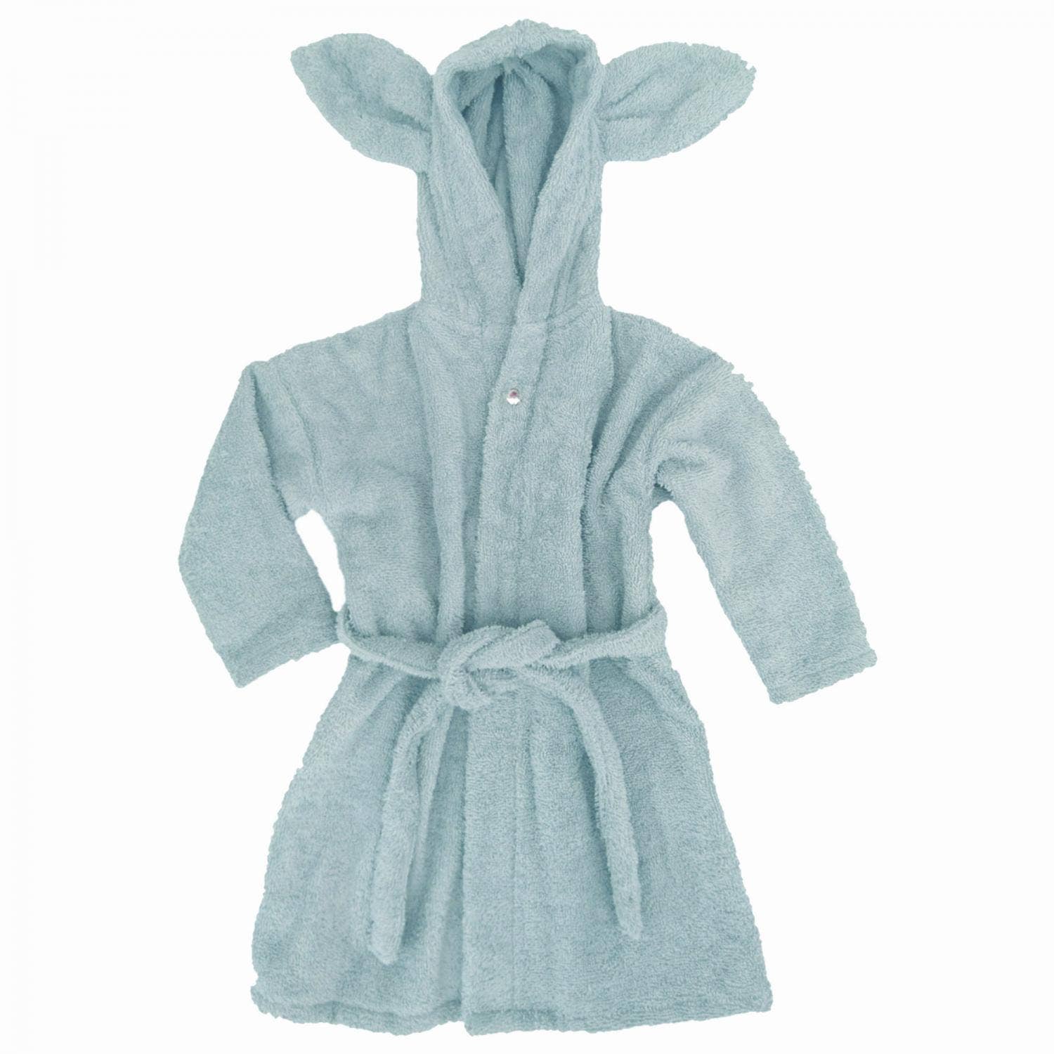 Summerville organic - Wholesale Robe - Kids - Organic Bath Robe Rabbit Ice blue 4-6 years0