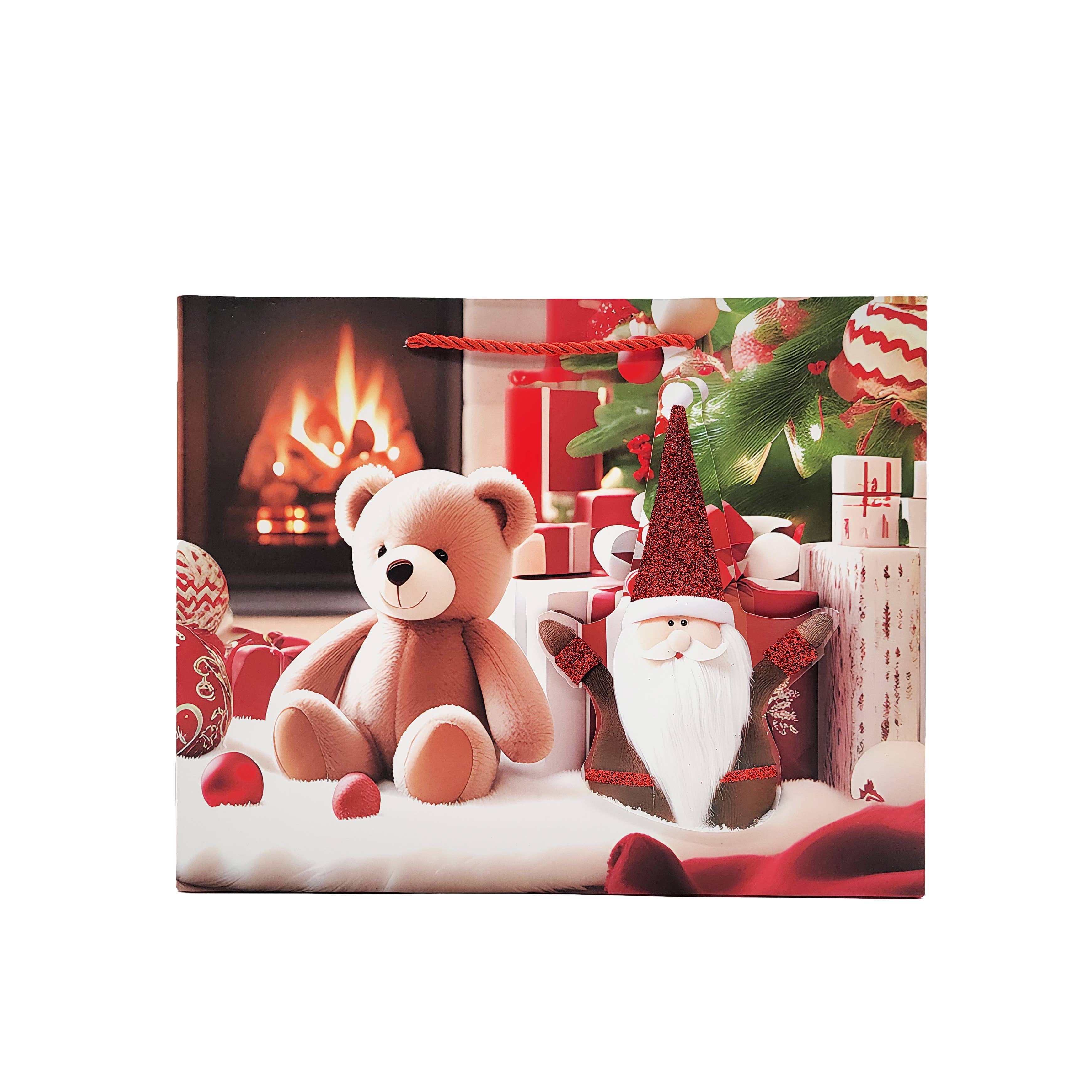 Crover - Wholesale Gift Bag - Christmas Gift Bags – Santa & Holiday Glitter 4 Designs3