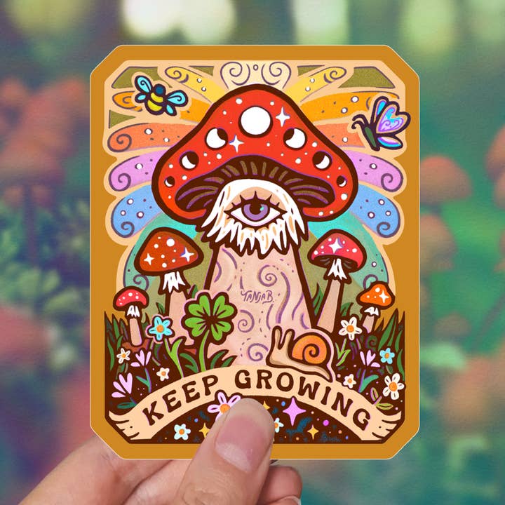 Keep Growing - Sticker for wholesale by SeeknRevel