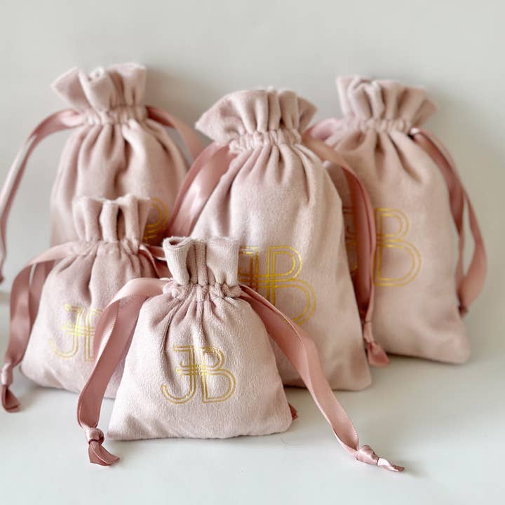 Velvet Pouches for wholesale by Jeny Baker Designs