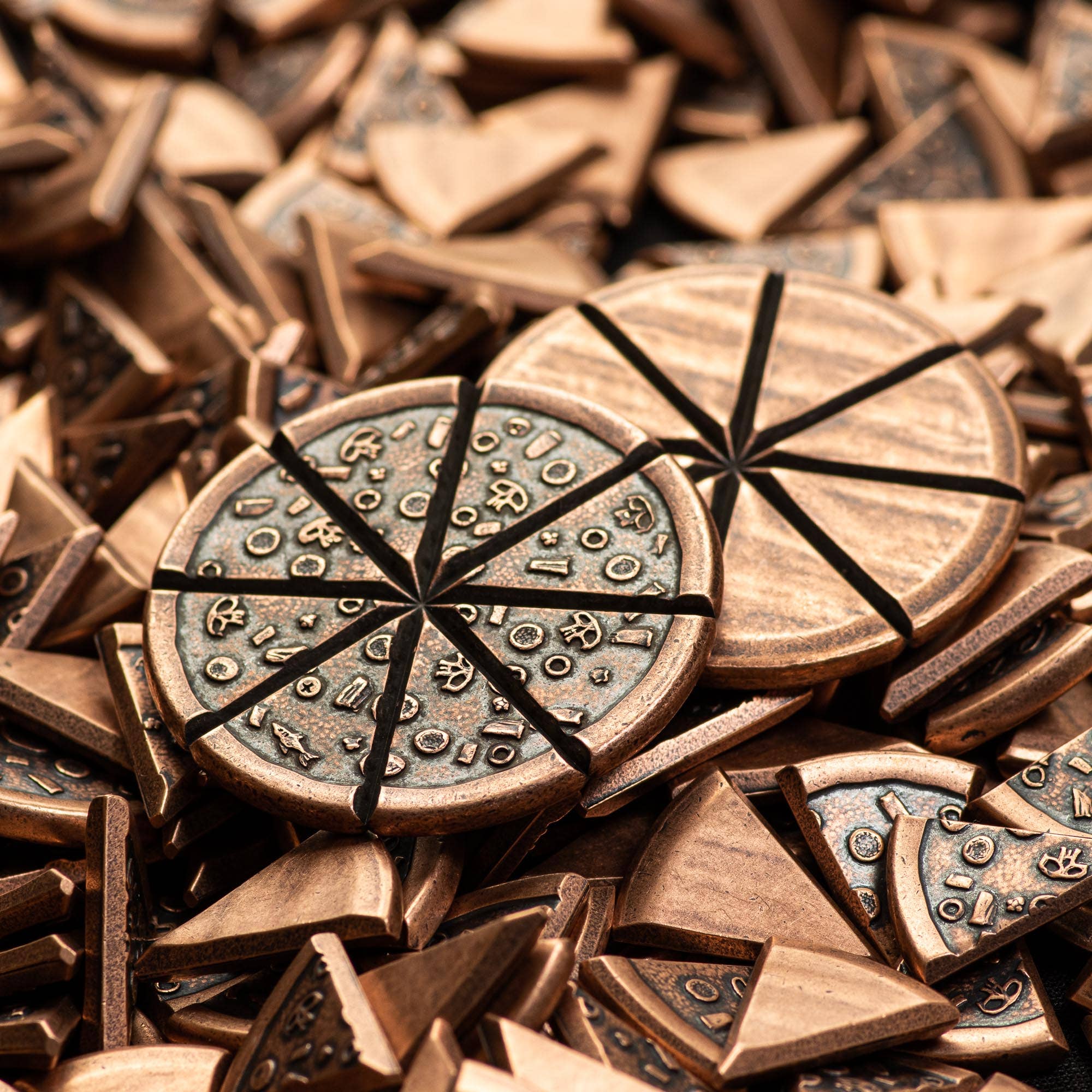 Shire Post Mint - Wholesale Keepsake Coin/Token - Pizzas of Eight Breakable Supreme Pizza Coin0