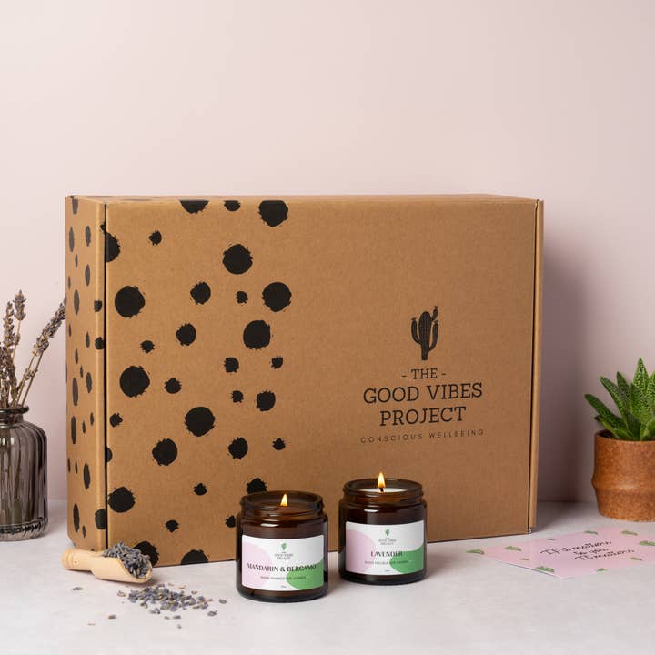 The Good Vibes Project - Wholesale DIY Craft Kit - DIY Soy Candle Making Kit to Make Your Own 4 Scented Candles7