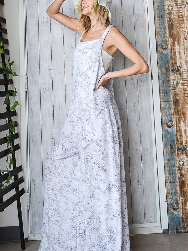 BUCKETLIST - Wholesale Jumpsuit - Women's - R5065 Drawstring Tie Jumpsuit With Pockets