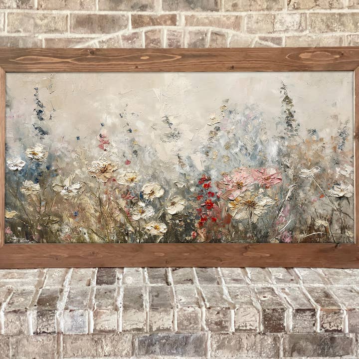 Oversized Framed Floral Wall Art - Statement Piece Decor for wholesale by Swinford Designs