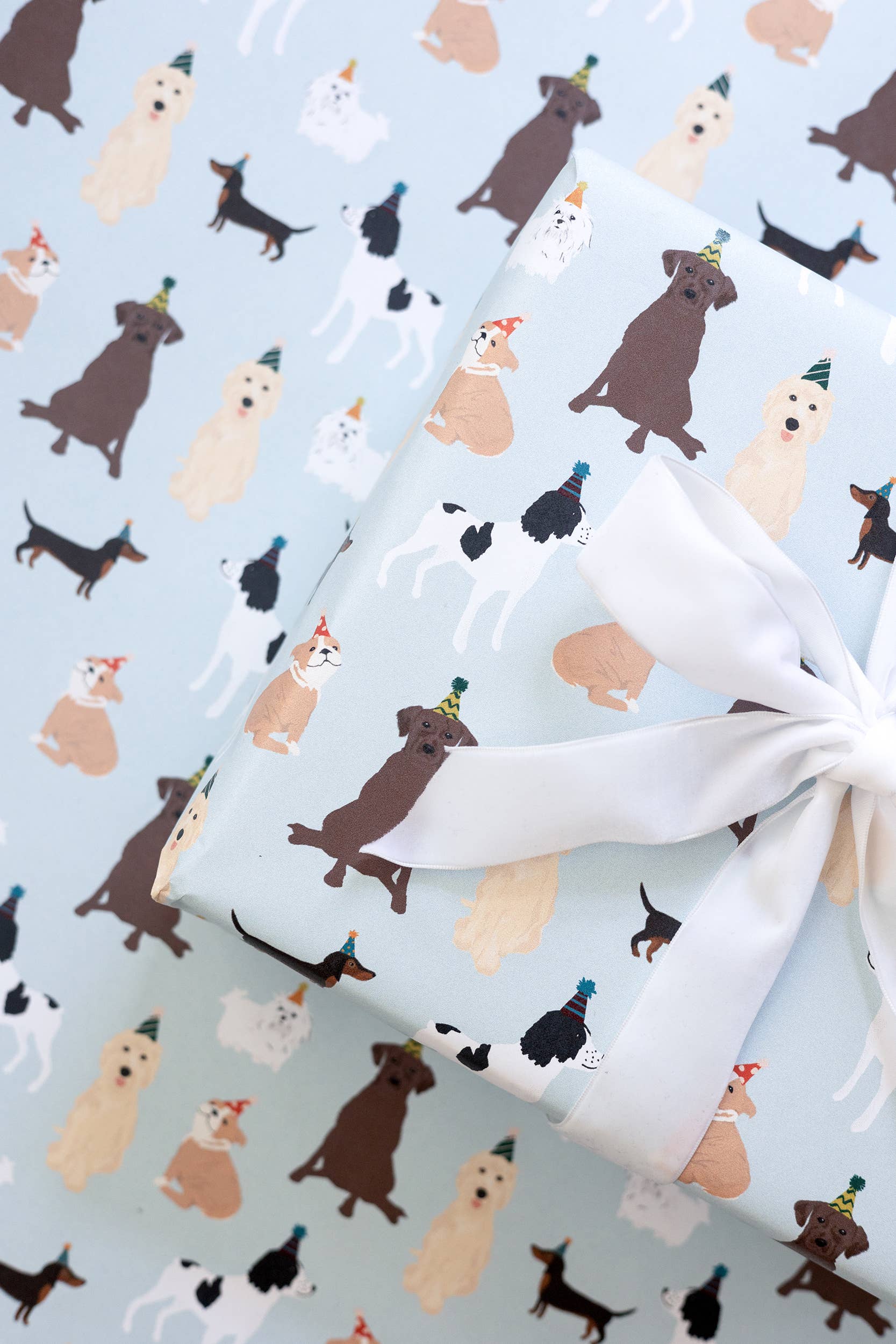 Joy Paper Co. - Wholesale Wrapping Paper Roll - Party Dogs Wrapping Paper Continuous Roll2