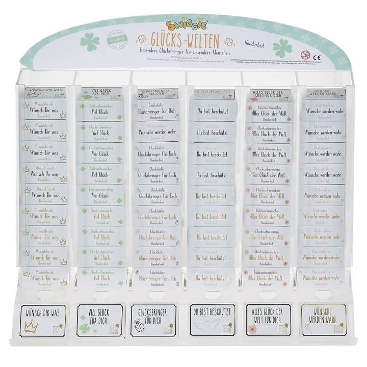 SET Glückswelt Bestückung, 60 Stk., 6-fach sort. für den Großhandel von Hergo Creation GmbH