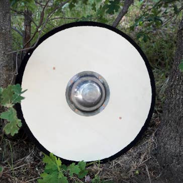 Toy 19" Norse Style Round Shield (Ready to Paint) for wholesale by Backwoods Provisions