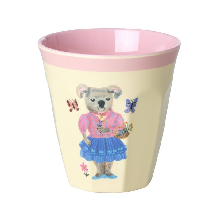 RicebyRice - Wholesale Drinking Glass/Cup - Set of 6 Medium Melamine Cups with Nathalie Lété Print - 8.4oz per cup - PRE ORDER NOW; SHIPS IN EARLY APRIL