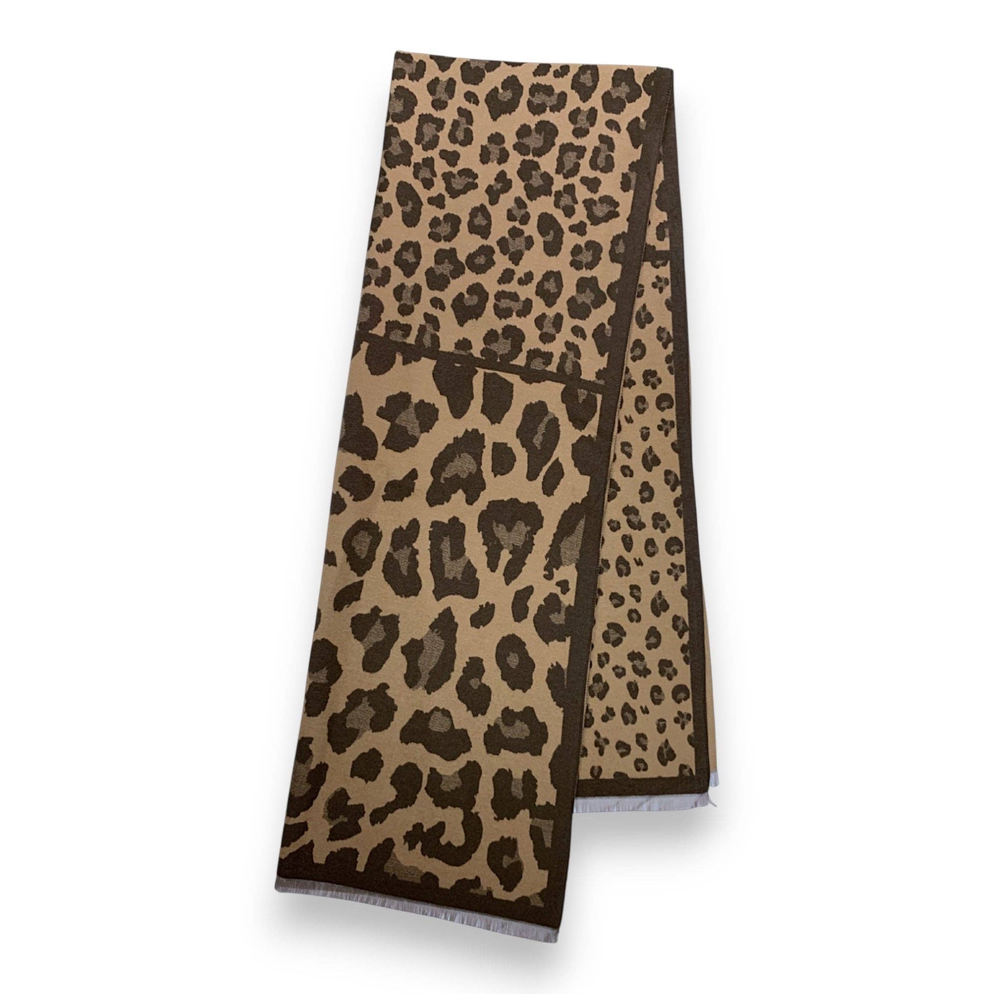 Lili Scarves (US Duty Free) – wholesale Scarf – Women's – Leopard Print Cashmere Blend Winter Scarf11