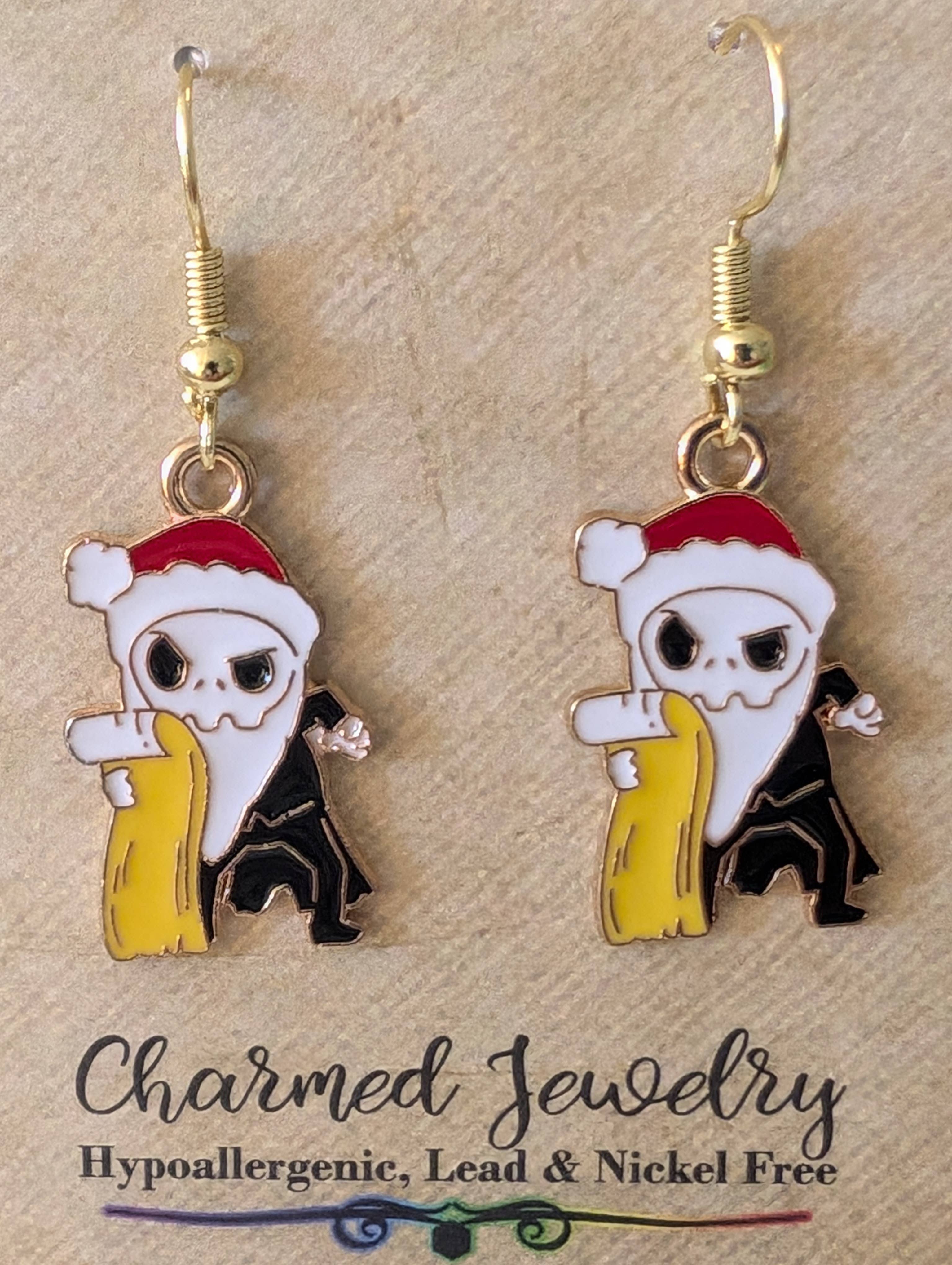 Con-Quest Crafts - Wholesale Charm/dangle bracelet - Nightmare Christmas Earrings, Necklaces & Zipper Pulls23