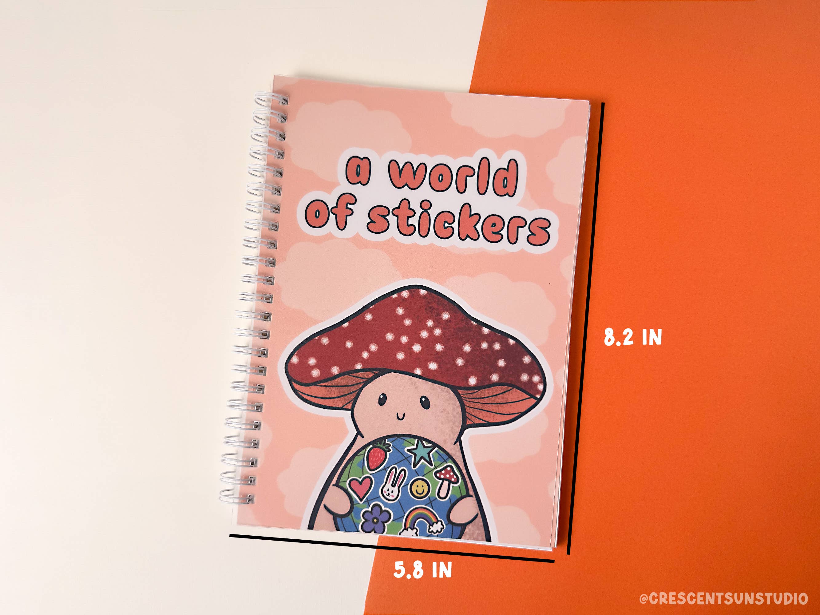 Crescent Sun Studio - Wholesale Notebook - Reusable Sticker Book, Sticker Collection Album2