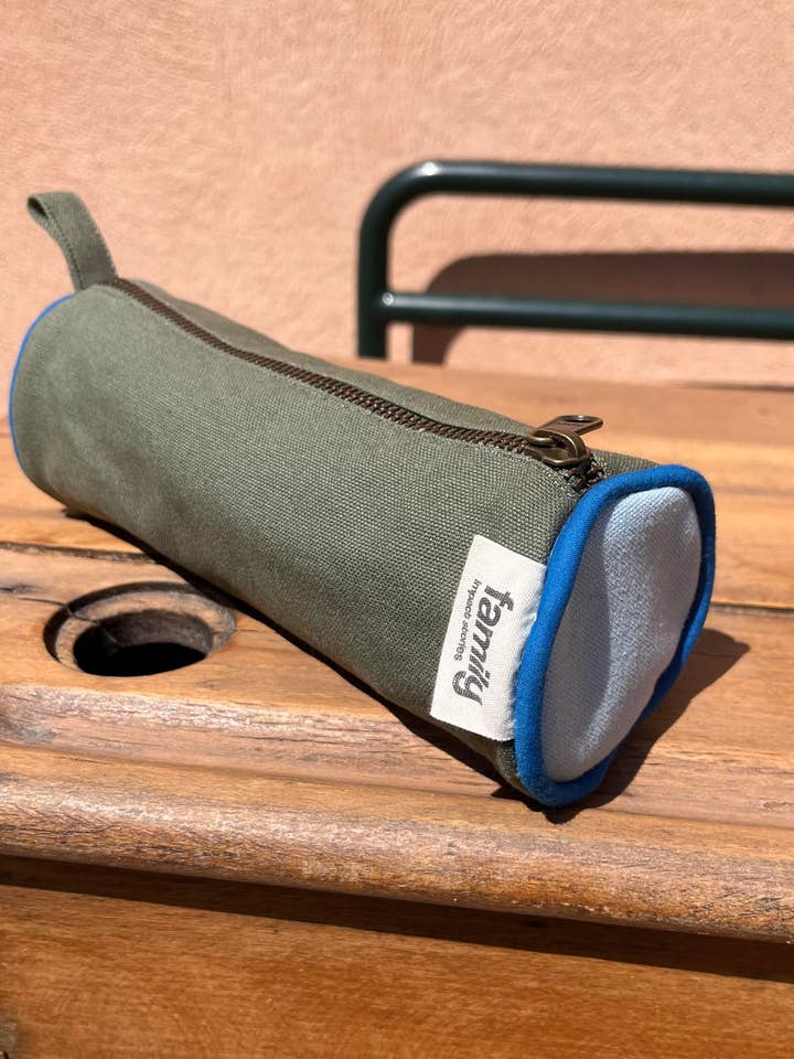 Sky blue / olive green school kit for wholesale by Family Impact Stories