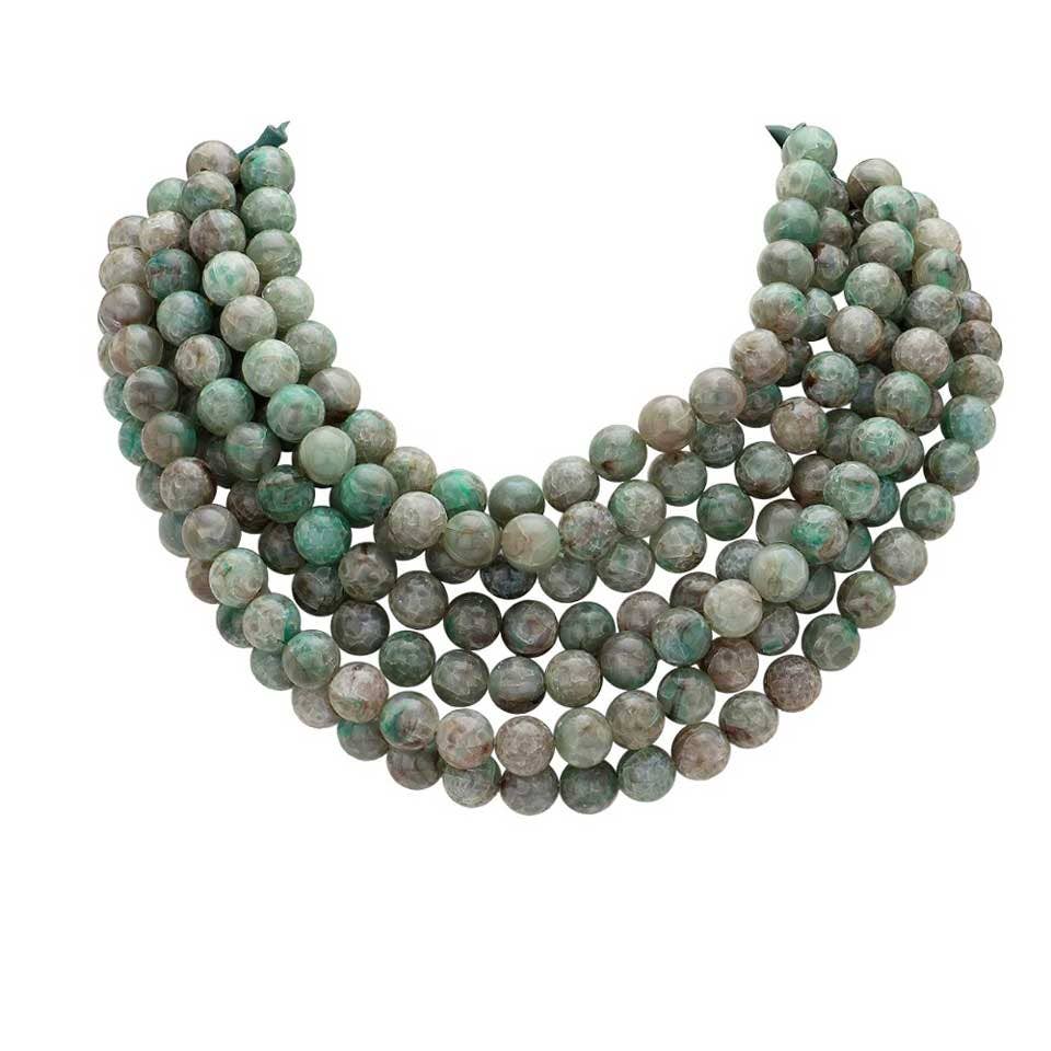 Madeline Love – wholesale Beaded/pearl necklace – Chunky Multi-Strand Beaded Necklace with Magnetic Clasp36