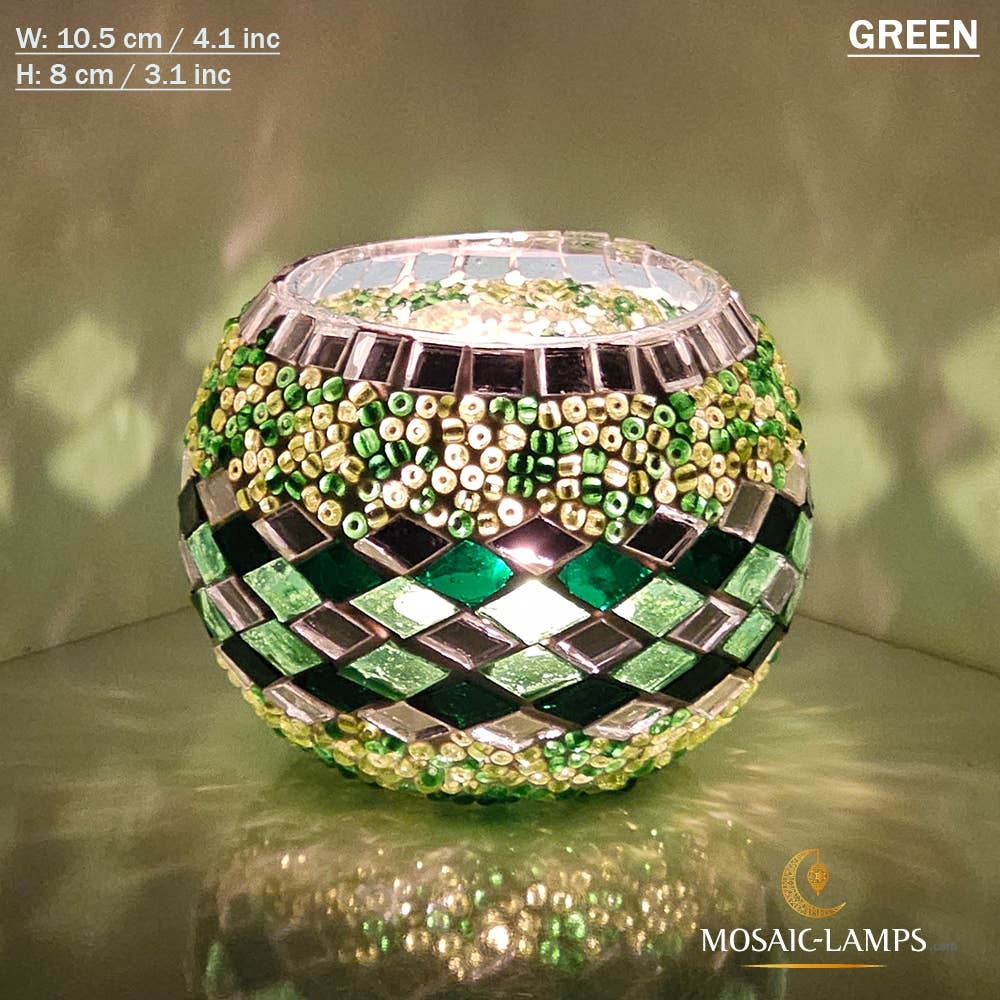Mosaic Lamps - Wholesale Candle Holder - Turks Color, Turkish Mosaic Candle Holders, Votive Candle8