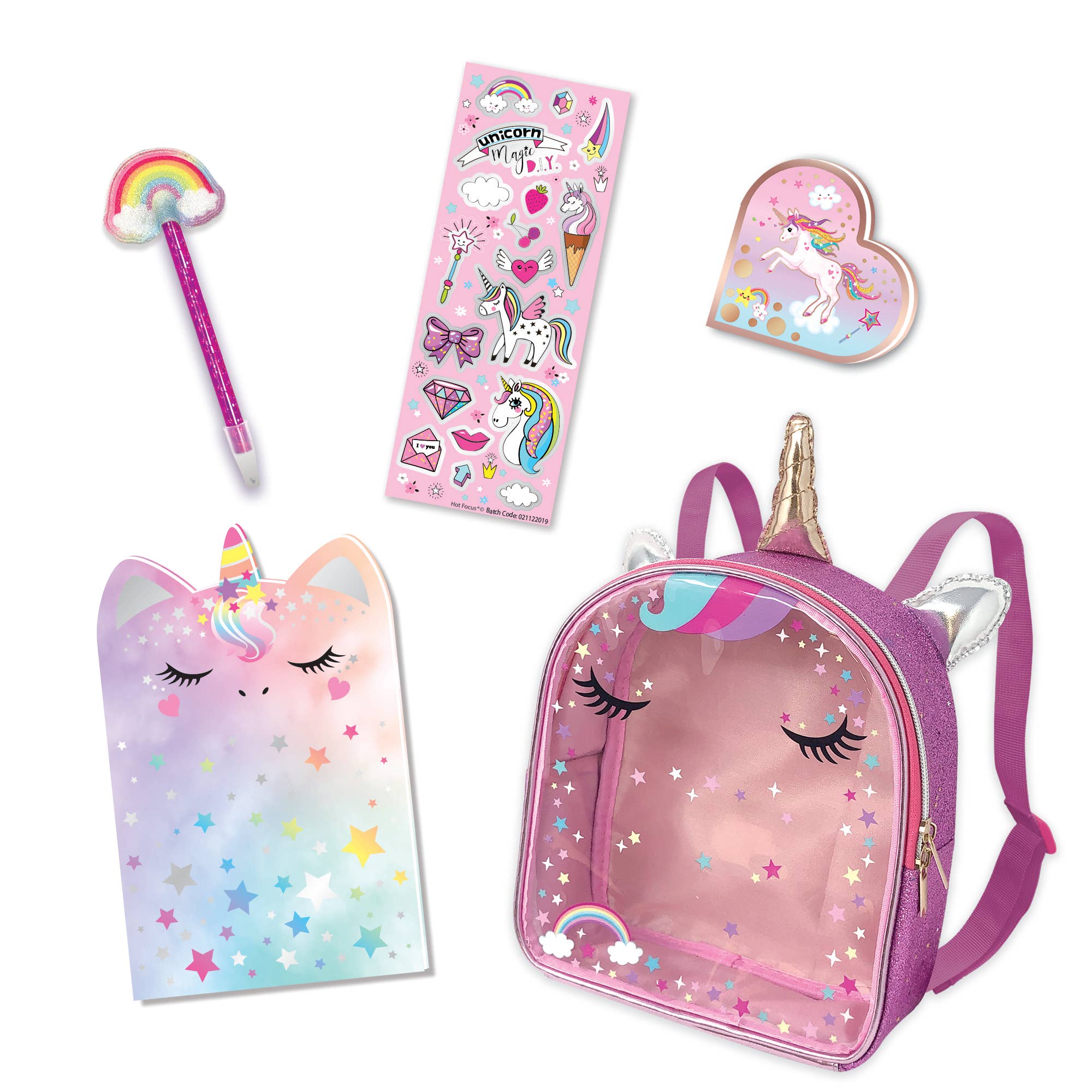 Hot Focus, Inc. - Wholesale Backpack - Kids - Carry All Writing Stash, Unicorn1