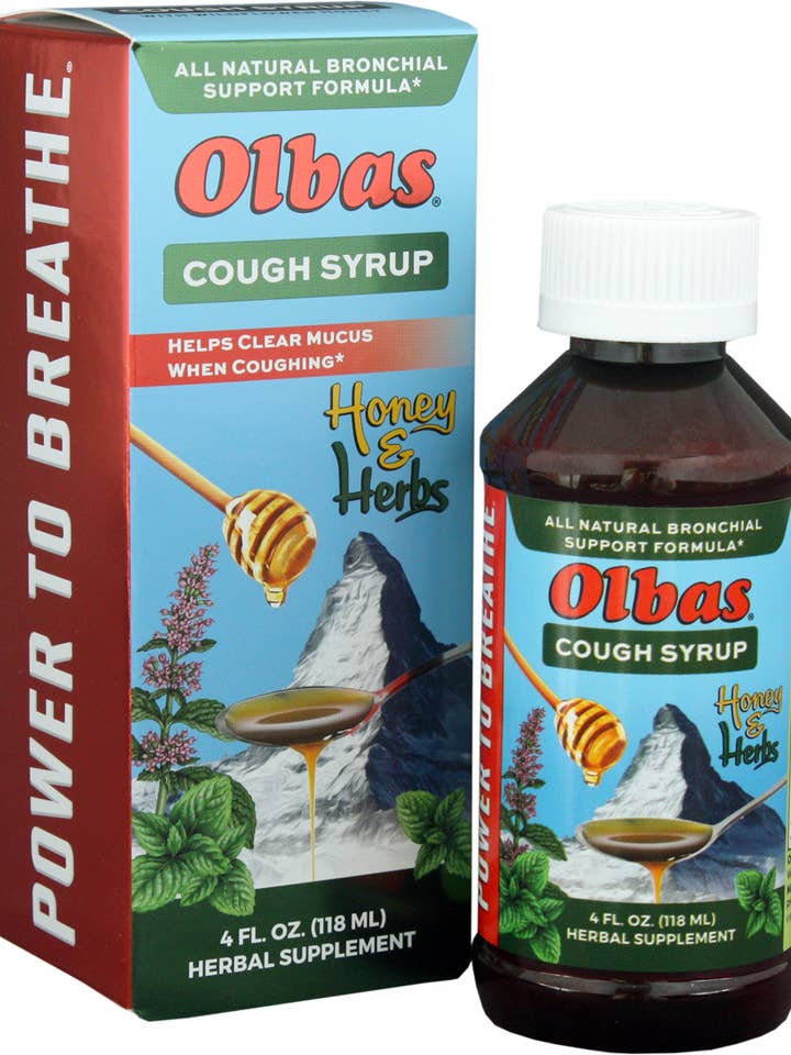 Olbas Cough Syrup - All Natural Bronchial Support Formula for wholesale by Olbas Herbal Remedies