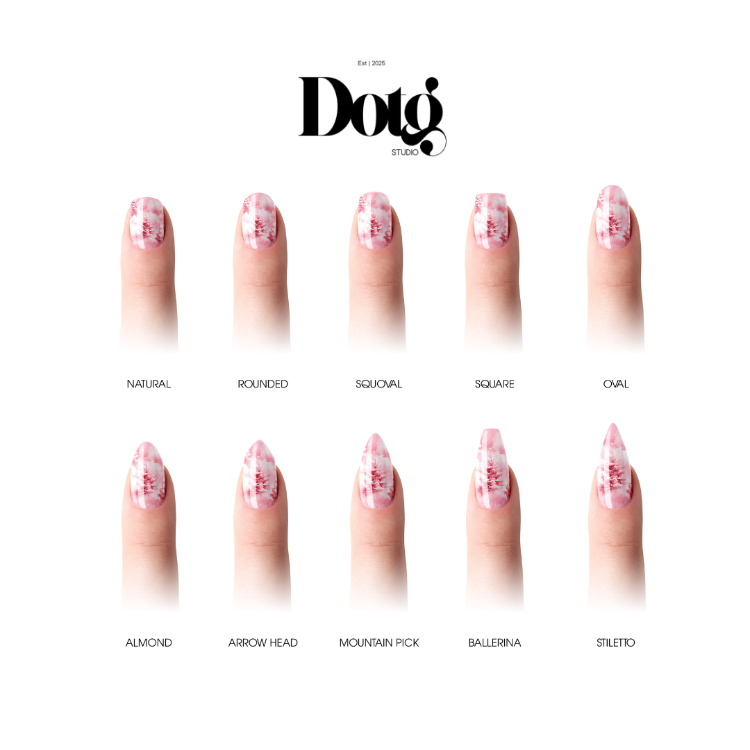 Design on The Go Studio - Wholesale Nail Art/Decal - Pink Christmas Nail Wraps DIY Manicure & Pedicure Stickers3
