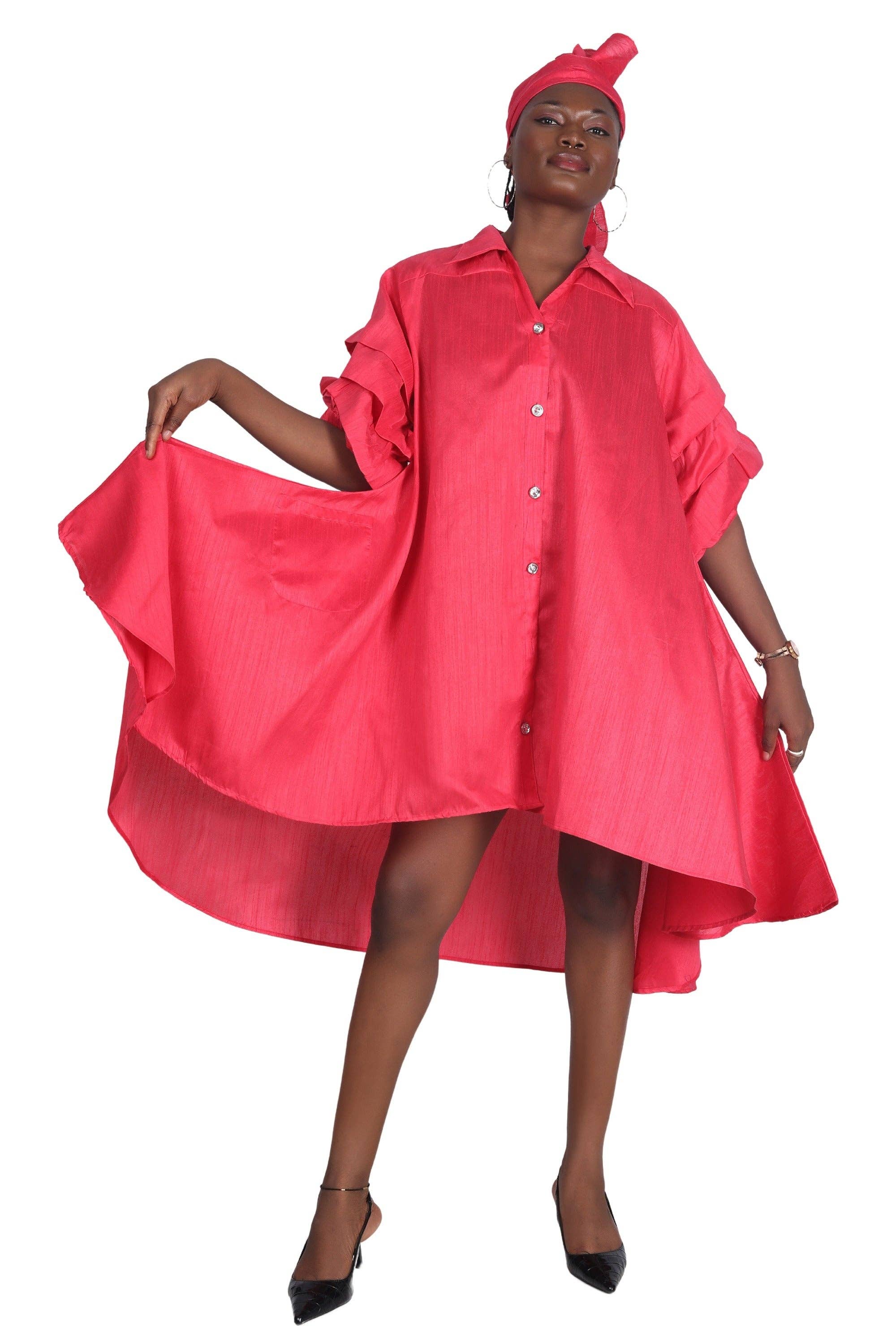 Advance Apparels - Wholesale Dress - Women's - Hi-Lo Dress w/ "Blessed" AD-2501311