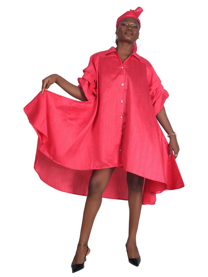 Advance Apparels - Wholesale Dress - Women's - Hi-Lo Dress w/ "Blessed" AD-2501311