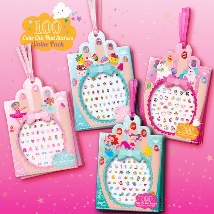 Cutie Chic Nail Stickers Value Pack
for wholesale by Girl Nation